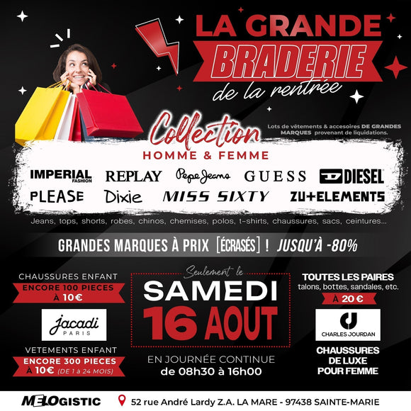 La Grande Braderie de la Rentrée – Samedi 16 août à Sainte-Marie
