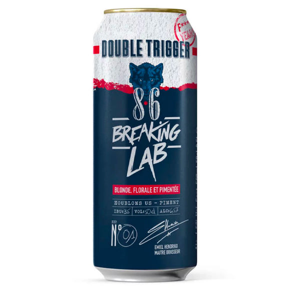 Bière 8.6 DOUBLE TRIGGER - Breaking Lab (x12) DDM: 07/2024