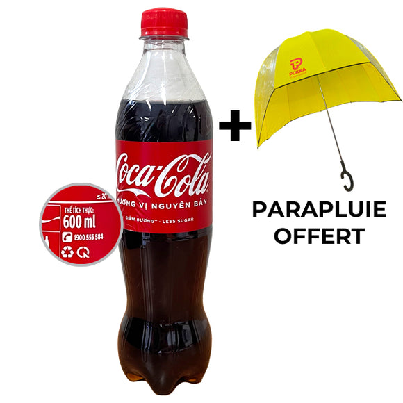 COCA-COLA 60cl (x24) 1 pack acheté = 1 parapluie offert