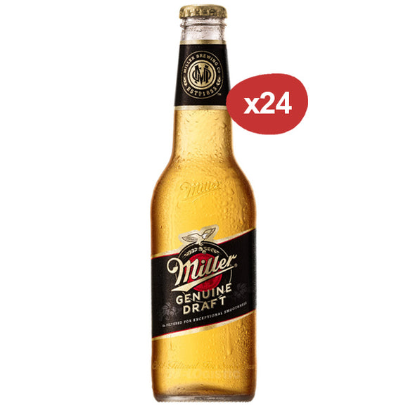 Bière MILLER Genuine Draft (x24)