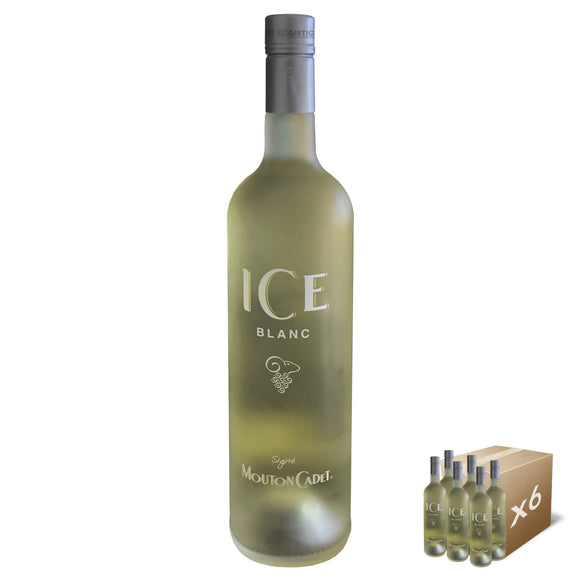 Vin - ICE Blanc signé MOUTON CADET (6x 75cl)